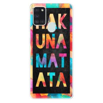 Odolné silikonové pouzdro iSaprio - Hakuna Matata 01 - Samsung Galaxy A21s