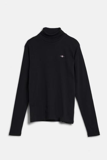 TRIČKO GANT SHIELD LS TURTLENECK BLACK