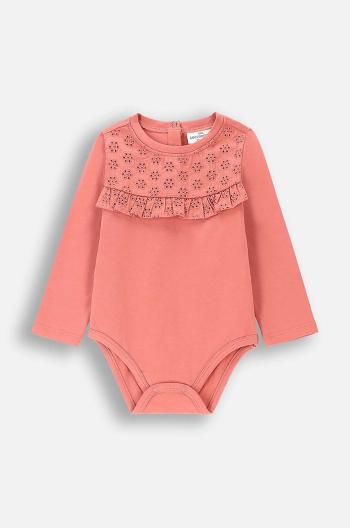 Kojenecké body Coccodrillo FLOWERS GIRL NEWBORN