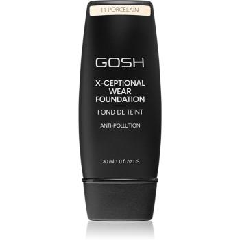 Gosh X-ceptional dlouhotrvající make-up odstín 11 Porcelain 30 ml