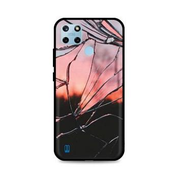 TopQ Kryt LUXURY Realme C25Y pevný Pink Broken 69973 (Sun-69973)