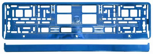 Compass • Podložka pod SPZ BLUE metallic