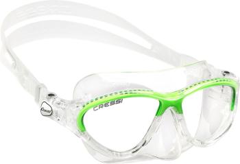 Cressi Moon Clear/Lime Transparent Junior Potápěčská maska