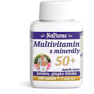 MedPharma Multivitamin s minerály 50+ - 107 tbl. (8594045475456)