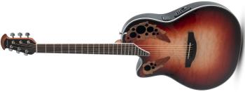 Ovation Celebrity Elite Plus Mid Cutaway Lefthand Ruby Burst