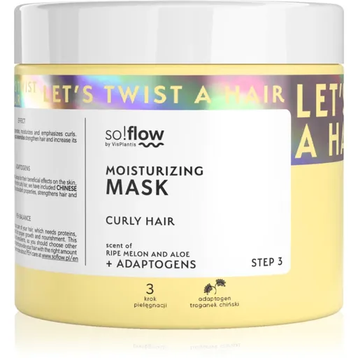 so!flow Curly Hair Nourishing Mask výživná maska pro kudrnaté vlasy 400 ml