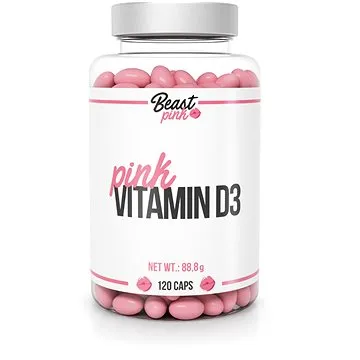 BeastPink Pink Vitamín D3, 120 kapslí (8586022217647)