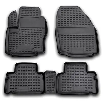 Novline koberce do auta Ford S-Max 2006-2015 (oválné fixace, rozteč fixací 25,5cm) (4610031103906)