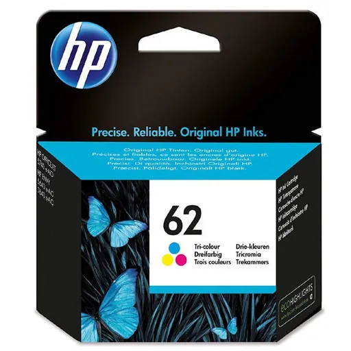 HP C2P06AE - originální cartridge HP 62, barevná, 165 stran