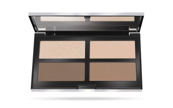 PUPA Milano Konturovací a rozjasňující paletka Strobing Ready 4 Selfie (Contouring & Strobing Powder Palette) 17,5 g 002 Medium Skin