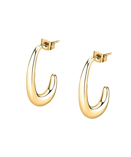 Morellato Luxusní pozlacené náušnice Tear Drop Creole SAVN05