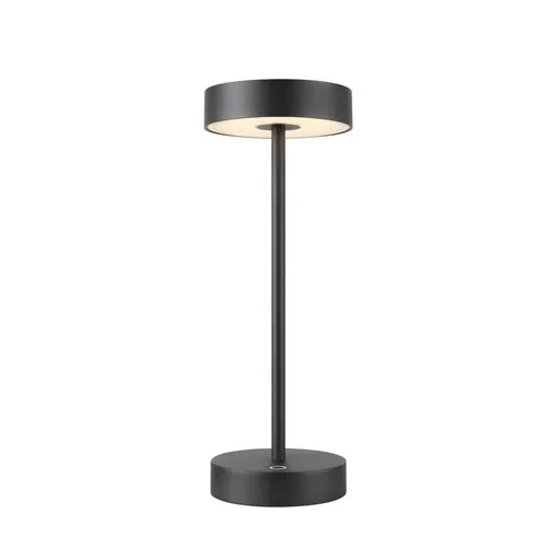 BIG WHITE (SLV) VINOLINA stolní svítidlo, aku, IP54, 2700/3000 K, TOUCH, černá 1007362