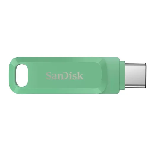 SanDisk Flash Disk 128GB Ultra Dual Drive Go, USB-C 3.2, Zelená