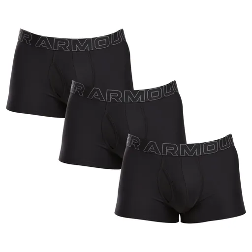 Under Armour 3PACK pánské boxerky černé (1383882 001) L