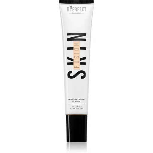 BPerfect Skin Fusion lehký make-up pro přirozený vzhled odstín 5 Light Warm Golden 30 ml