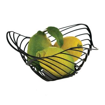 Designová nádoba na ovoce Trinity 12 B, černá, prům. 26 cm - Alessi