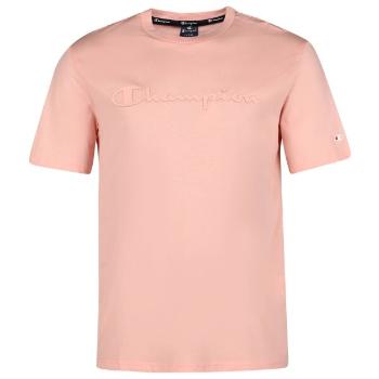 Champion CREWNECK T-SHIRT Pánské tričko, růžová, velikost