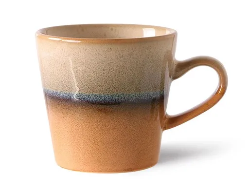 Barevný retro hrnek na Americano 70s tornado - 11*8,5*8cm  / 260ml  HKLIVING