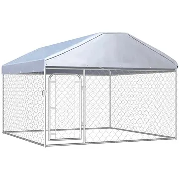 Shumee Psí kotec venkovní se střechou 200 × 200 × 135 cm (8718475737735)