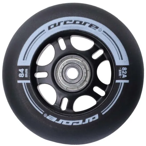 Arcore INLINE WHEELS 4PACK 84-82A Inline kolečka, černá, velikost