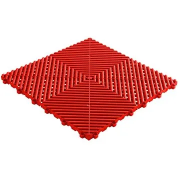 Swisstrax dlaždice modulární podlahy typu Ribtrax Pro 40×40 cm barva Racing Red červená (10001007A)