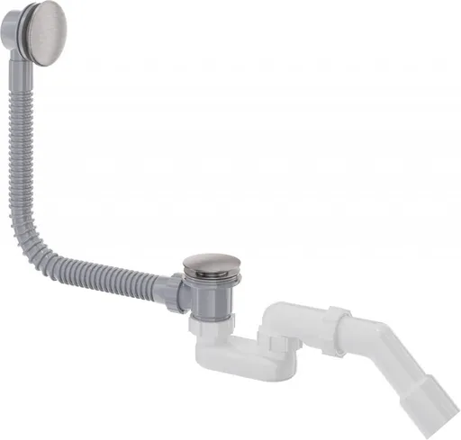 DEANTE Prizma ocelová odpadní souprava pro vanu, click-clack NHC_F57B