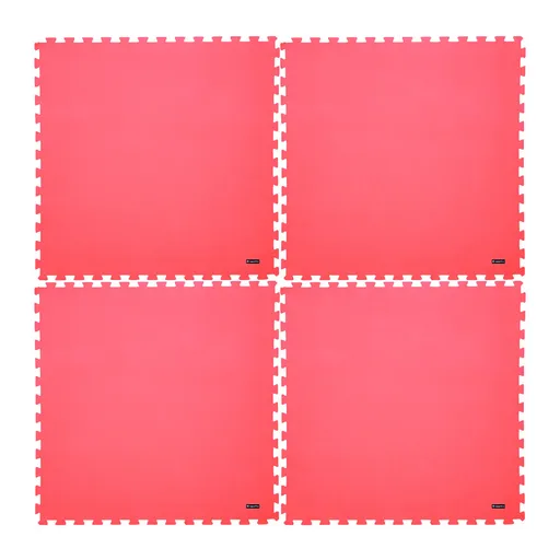 Fitness podložka inSPORTline EVA40 200x200x1 cm červená