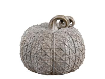 Hnědá latté dekorace dýně Pumpkin antique M - Ø 14*12cm 39078720