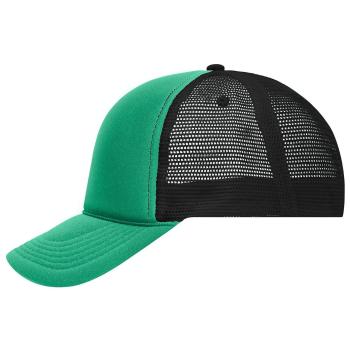 Myrtle Beach Retro kšiltovka trucker MB6550 - Zelená / černá