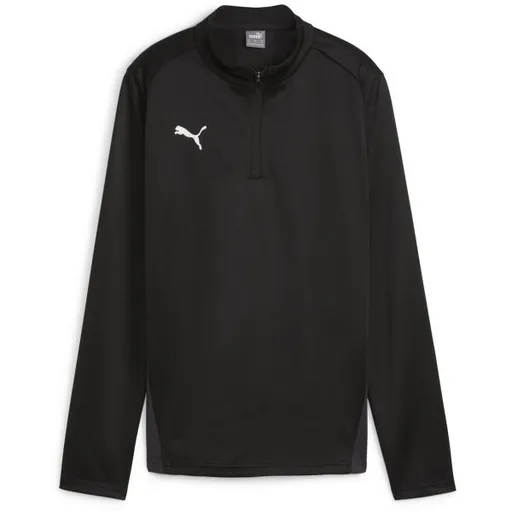 Puma TEAMGOAL TRAINING 1/4 ZIP TOP W Dámské sportovní triko, černá, velikost