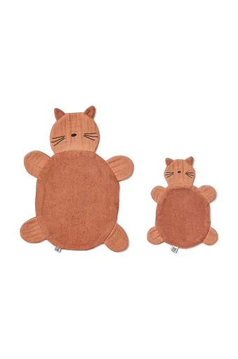 Dětská plyšová hračka Liewood Janai Cat Cuddle Cloth 2-Pack 2-pack