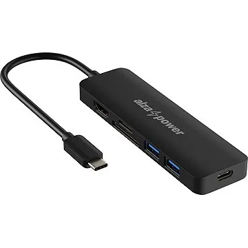 AlzaPower USB-C Dock Station 6v1 černý (APW-HCC6B)