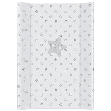 CEBA BABY přebalovací podložka tvrdá 70 cm, Hvězdy šedá (5907672318127)