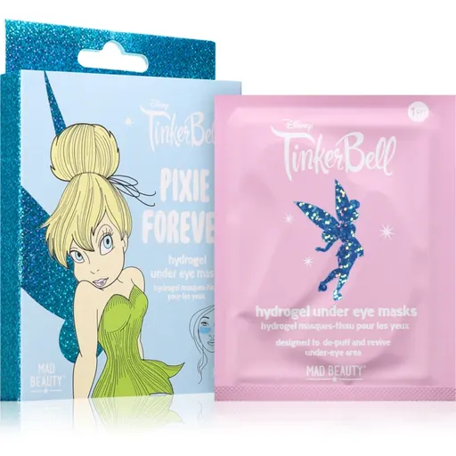 Mad Beauty Disney Tinkre Bell Hydrogel Under Eye Patches gelové polštářky na oční okolí 3 pár
