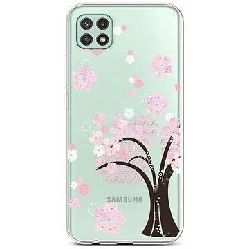 TopQ Samsung A22 5G silikon Cherry Tree 65059 (Sun-65059)