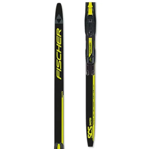 Fischer SCS SKATE JR MOUNTED + TOUR STEP IN JR Juniorské běžecké lyže na bruslení, černá, velikost