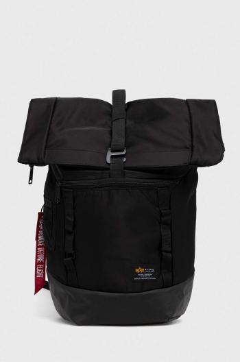 Batoh Alpha Industries černá barva, velký, hladký, 126941.03-Black