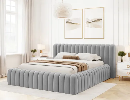 Carilla postel + kovový rám/plynový píst/kontejner 140x200