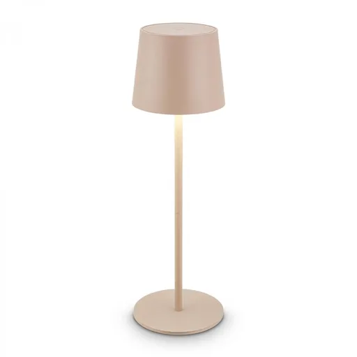 BRILONER Bota stolní lampa - 1,8W, 120lm, nabíjecí, LED, stmívatelné, dotykový vypínač, teplá bílá, béžová 7708011