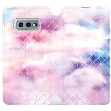 Flipové pouzdro na mobil Samsung Galaxy S10e - MR02S Vodovkové obrazce (5903226814459)