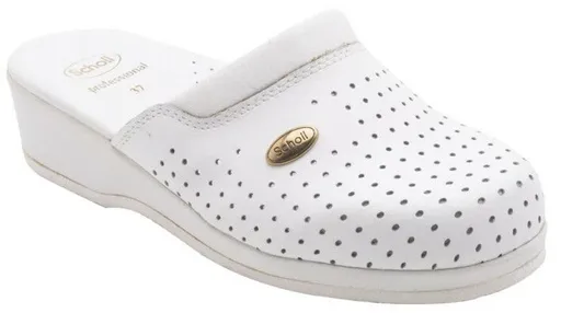 Scholl CLOG BACK GUARD -  zdravotní pantofle PROFESIONAL vel. 39, bílá, 39 EU