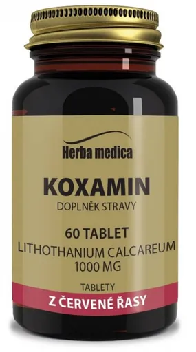 HerbaMedica Koxamin 62 g - kosti klouby, přírodní vápník 60 tablet