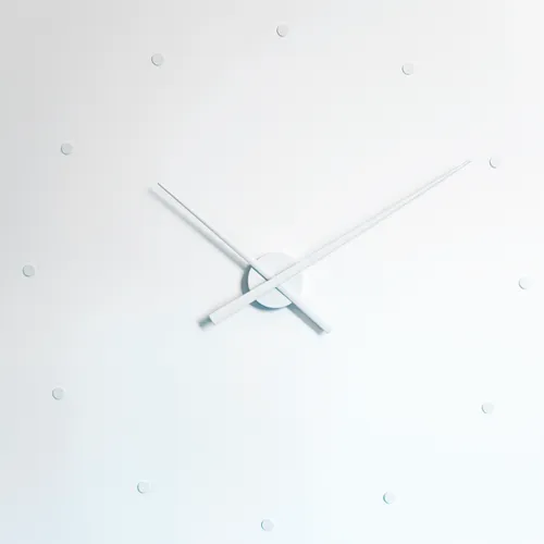 Designové nástěnné hodiny NOMON OJ bílé 80 cm