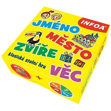 Jméno, město, zvíře, věc