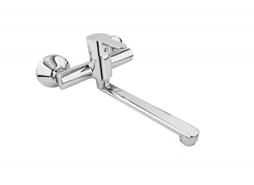 KFA GRANAT nástěnná dřezová baterie, (L=200 MM), chrom 5520-910-00