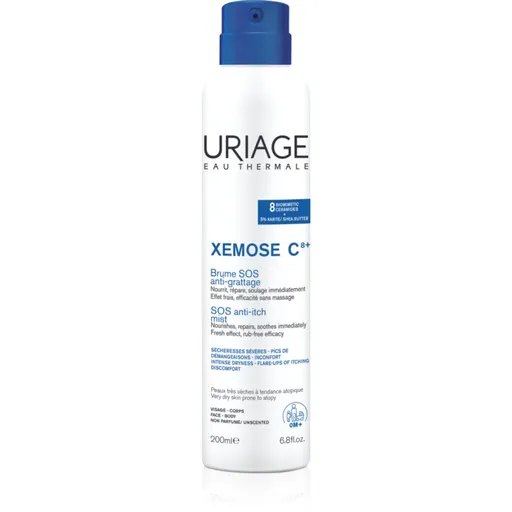 Uriage Xemose C8+ SOS Anti-Itch Mist SOS sprej pro okamžité zklidnění pocitu svědění 200 ml