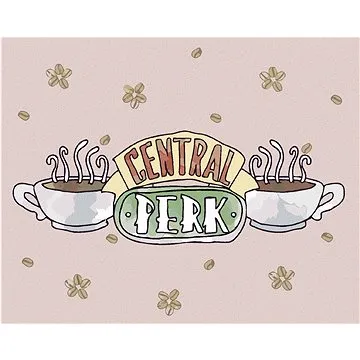 Zuty - Central perk a kávové boby (přátelé), 40×50 cm (HRAwlmal93nad)
