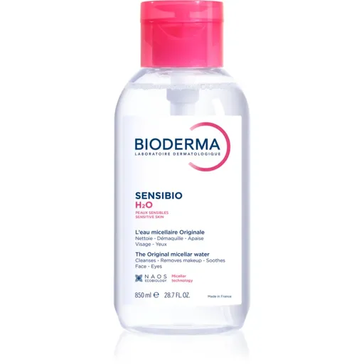 Bioderma Sensibio H2O micelární voda pro citlivou pleť s dávkovačem 850 ml