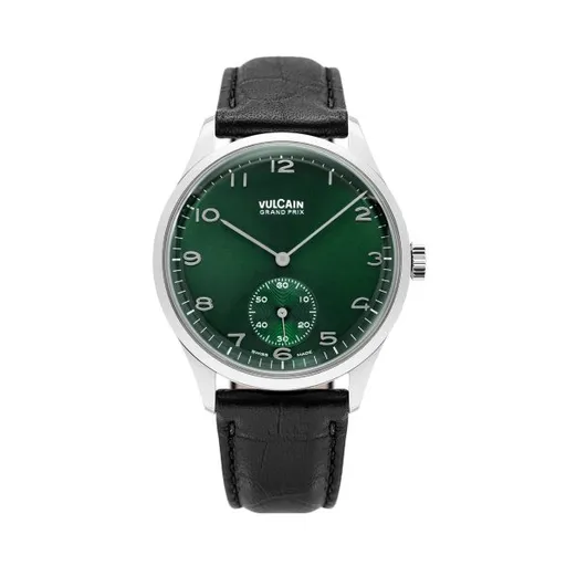 Vulcain Grand Prix - Small Second Green - Black Alligator
