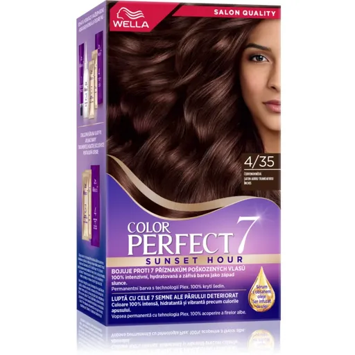 Wella Color Perfect Sunset Hour barva na vlasy 4/35 Reddish Brown 1 ks